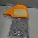 CF10743 CA11050 Engine and Cabin Air Filter fit for Chrysler Town&Country 2011-2016,Dodge Grand Caravan 2011-2020,Ram C/V 2012-2015,Volkswagen Routan 2011-2014 3.6L 2011 2012 2013 2014 2015 2016-2020.