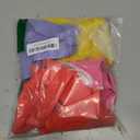 Bamllum Rubber Kitchen Dishwashing Gloves - 4 Pairs Colorful Reusable Household Cleaning Gloves for Washing Dishes and Cleaning Tasks, Flexible Long-lasting and Non-Slip (Large, Blue+Pink+Yellow+Red)