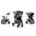 Chicco Bravo 3-in-1 Trio Travel System, Bravo Quick-Fold Stroller with KeyFit 30 Infant Car Seat and Base, Brooklyn/Navy
