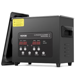 VEVOR 3L Ultra Sonic Cleaner, 120W Digital Ultrasonic Cleaning Machine with Gentle Mode & Upgraded Degassing, 40kHz Ultrasound Cleaner Machine with Heater & Timer for Jewelry, Glasses, Tools Retainer