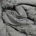 Luxudecor Sage Green Tufted Comforter Set King Size 3 Pieces Boho Shabby Chic Comforter Farmhouse Embroidery Bedding Set Soft Comforter for All Seasons (Sage Green, 104''x90'')