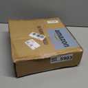 Aspen Creative 38006, Collapsible Empire Transitional Spider Shade, 9" Top x 11" Bottom x 9" Slant, Oatmeal Linen