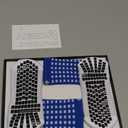 Lux Dual Grip Socks - Soccer Grip Socks for Men and Women. GripArray Performance & Comfort Blue