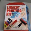 Linocut Printing Kit - Stamp Making Carving Tools - Crafts for Adults - Easter Unique Gifts - Teen Boy Gifts - Birthday Gift Ideas for Women - Hobbies DIY Kits for Adults, Boys, Girls, Women, Men