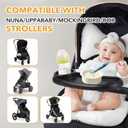 Snack Tray Compatible with Nuna,Snack Tray for Stroller Compatible with Nuna,3 in 1 Snack Tray Attachment Compatible with Nuna with Phone Holder and Cup Holder