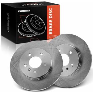 A-Premium 11.81 inch (300.00mm) Rear Solid Disc Brake Rotors Compatible with Chevrolet, Buick, Pontiac, Saturn Models - Uplander 2005, Terraza 2005, Montana 2005, Relay 2005, 2-PC Set