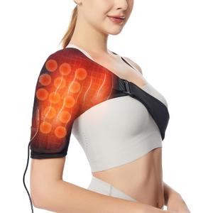 Shoulder Heating Pads Wrap,3 Heat Settings Relieve Muscle Pain,Rotator Cuff,Reduce Shoulder Pain, Black 