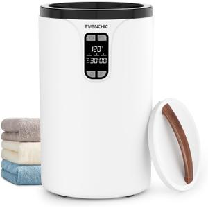 Towel Warmer, 20L Hot Towel Warmers for Bathroom with 24H Timer, Temperature Adjustable, LED Display, Auto Shut Off, Even Heated for Oversized Towels, Bathrobes, Valentine Gifts (White)