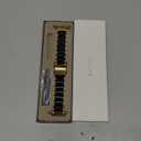 V.R.HOPE Gold Stainless-Steel Metal Resin Apple Watch Band 38mm 40mm 41mm 42mm Fashion Bracelet Strap for Women Compatible with iWatch Series 11/10/9/8/7/6/5/4/3/2/1/SE (Black+Gold)