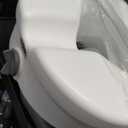 E-Z Lock Raised Toilet Seat with Adjustable Armrests
