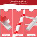 23ft Weather Stripping Door Seal, Silicone Weather Stripping Self Adhesive Door Seal Strip for Door Frame/Window (White 3/8"(W)1/4"T) 23ft(L)