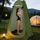 Privacy Shower Tent, 47.2" Wx74.8 H Pop up Portable Camping Tent