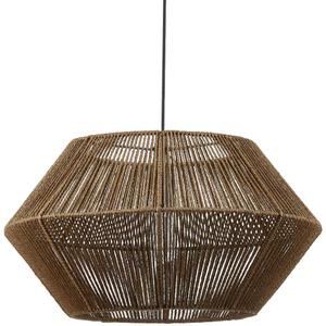 GLOBE Electric 60530 Malay 1-Light Pendant Light, Natural Twine Shade, Black Hanging Cord, 220 Lumen