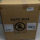 2.6 Cuft Home Safe, Safe Box Fireproof Waterproof, Fire Proof Safes for Home Use with Electronic Keypad Spare Key, Smart Alert, Mute Mode, Anti-Theft Fireproof Safes for Document Money Valuable