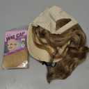 AISI QUEENS Hat Wig Hat with Hair Attached for Women Cap with Hair Attached for Women Baseball Cap Wig Extensions Short Wave Synthetic Adjustable for Daily Use