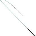 Weaver Equine 50" Stock Whip Horse Training Whip With Comfort Grip Rubber Handle, Horse Control, Show Ring Competition Accessory, Green/White