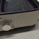 Food Party Hot Pot Electric Grill 2 in 1 Korean BBQ Grill Indoor Smokeless Hotpot Pot Electric Cooker Sahabu Shabu Pot Non Stick (Small)