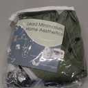  100% Blackout Linen Curtains for Bedroom, Sage Green Solid Luxury Decor Thermal Insulation Room Darkening Drapes for Living Room Nursery Back Tab Rod Pocket 70 x 80 Inches, 2 Panels