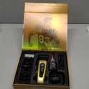 KEMEI 90-4 Professional Hair Clippers for Men, 11500 RPM Barber Clippers with LED Display, Cordless Hair Trimmer with DLC Blade & Charging Base, 2000 mAh Hair Clipper for Barbers Haircut Kit