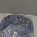 Soft Toilet Seat Cover - Plush & Thick Fabric Toilet Seat Warmer for Round & Elongated 14x18" Toilet Seats - Reusable, Machine-Washable, Easy-Install -Gift-Ready Packaging- Infinity Blue