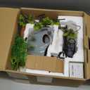 Tabletop Water Fountains Indoor Waterfall Fountain with Mist LED Light Feng Shui Wealth Desk Fountain with Backflow Incense Holder Zen Decor for Meditation (Deer)