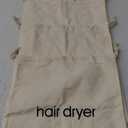 RONYOUNG 4PCS Hair Dryer Bags Drawstring Storage Organizer Travel Bag Container Hairdryer Bag for Traveling, Beige