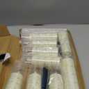 Raycare Flameless Candle with Remote Timer  9 Flickering Acrylic Battery Operated LED Pillar Candles with Embedded Star String for Valentine's Day, Home Decor, and as a Gift (Ivory)