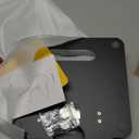 Nulaxy Fully Adjustable Laptop Stand for Desk, Dual Foldable Aluminum Computer Riser with Heat-Vent, Ergonomic Notebook Holder Portable Office Accessories Compatible with All 10-17" Laptops, Black