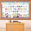 Composition Notebook Back to School Classroom Decorations Welcome Back to School Bulletin Board First Day Bulletin Board in Our Back to School Era Cutouts for Office Wall Door Decor Supplies