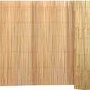 4ft x 13ft Natural Bamboo Slat Screening Roll, Outside Bamboo Privacy Fencing, Privacy Screen Panels for Garden, Outdoor