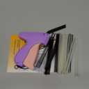 Stitch Gun for Clothes - Handheld Stitch Gun Quick Clothing Fixer - Tagging Gun - Includes 6 Needle, 1000 Black Fasteners & 1000 White Fasteners (Pink/Orange) (Purple)