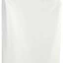 Household Essentials 148 Hanging Cotton Canvas Laundry Hamper Bag | White, 6" x 16" x 27" (Length x Width x Height)