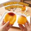 2PCS Crunchy Pudding Squishy Stress Ball, Slow Rising Fidget Squishy Toys, 2.4 x 2.4 inches