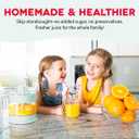 Dash Dual Electric Citrus Juicer Machine - Orange Juicer and Lemon Squeezer with Auto-Reversing Reamer, Adjustable Pulp Control, Mess-Free Spout, 20 oz Juice Container-Lime Squeezer for Home - Aqua