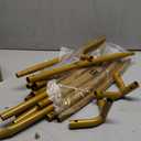 6.6FT Round Balloon Arch Stand Kit,Metal Circle Arch Backdrop Stand for Parties, Gold Wedding Arches Frame with Base for Ceremony Anniversary Birthday Baby Shower Gender Reveal Party Decoration