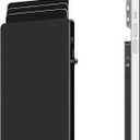 MPVWALT Magnetic Card Holder Wallet for Magsafe Wallet, Adhesive Card Holders, Credit Card Wallets for Phone,Pop Up Wallet, Metal Wallet Card Holder Compatible with iPhone 16/15/14/13 Series Black