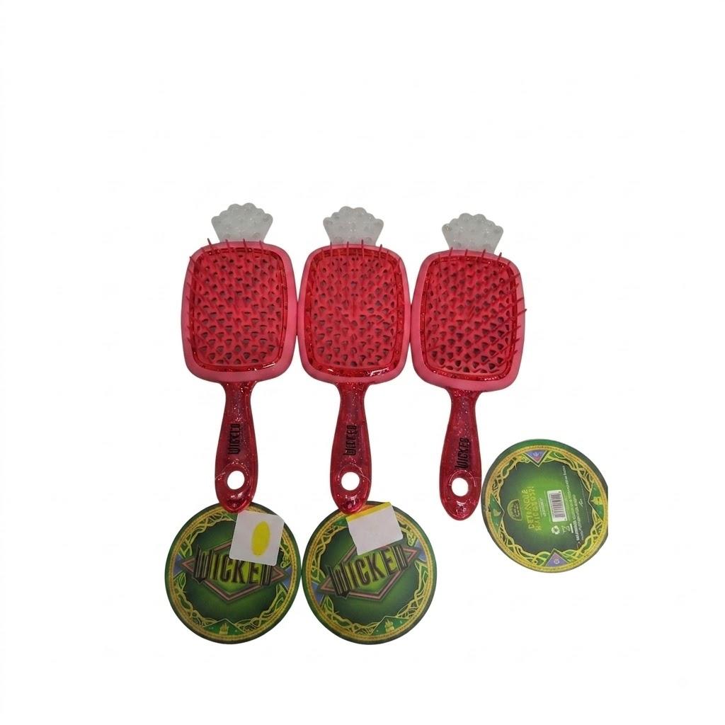 3 x WICKED Hair Brushes