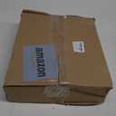 Moquin Brushed Gold Double Door Handle Set for Front Door, Gold Classic Double Front Door Lock Set with Dummy, Reversible Handle Lever for Entrance Exterior Doors, Satin Brass