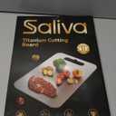 3pcs Titanium Cutting Boards for Kitchen, 3 Pack of Titanium Cutting Boards, Non Toxic Double Sided Food Grade, Dishwasher Safe, Easy To Clean, Chopping Boards with Handle for Meat & Vegetable