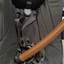 UPPAbaby RumbleSeat V2+ Second Lower Seat/Compatible with Vista V2 and Vista V3 / Adapters, Bumper Bar, Bug Shield Included/Stella (Grey Brushed Mlange/Silver Frame/Chestnut Leather)