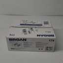 Broan-NuTone Wall Heater, White Grille Heater with Built-In Adjustable Thermostat, 750/1500W, 120/240V AC