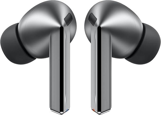 SAMSUNG Galaxy Buds 3 Pro AI True Wireless Bluetooth Earbuds, Noise Cancelling, Sound Optimization, Real-Time Interpreter, Redesigned Comfort Fit Latin American Version (Silver)