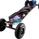 MountainBoard All Terrain Skateboard Kiteboard Cross Country Mountainboard Big Wheel Downhill Longboard All Terrain Longboard Kite Board with Bindings for Cruising and Downhill