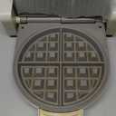 bella Flip-n-Store Waffle Maker with EverGood Ceramic Nonstick Coating, Fits-anywhere Kitchenware, Power Indicator Light, Cool Touch Handle & Cord Wrap, 7 Wide & 1" Deep Plates, 1000 Watt, Oatmilk