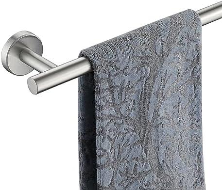 JQK Bath Towel Bar, 39 Inch 304 Stainless Steel Thicken 1mm Single Towel Rack for Bathroom, Towel Holder Brushed Finished Wall Mount, Useable Length 36 Inch, TB110L36-BN