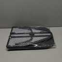 ZOES HOMEWARE Metal Mesh Panel Tabletop Ironing Board | Foldable Iron Board | Heavy Duty Small Iron Board with Heat Resistant Cover and 100% Cotton 8mm Thicken Pad | 31.5"x11.8"x6.2" (Black/Grey)