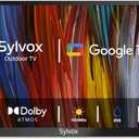 SYLVOX Outdoor TV, 65 inch Smart TV Waterproof Outdoor TVs, 4K Weatherproof Television for Outside,Support Google Assistant & Chromecast, 1000 nit Brightness Partial Sun (Deck Pro 2.0/2024)
