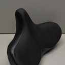 X WING New-Age Noseless Bike Seat Cushion for Men & Women - Extra Padding & Wide - Suitable for City, Electric, Stationary Bikes - Compatible with Peloton Bikes  Wide Winged Bike Seat with Cushion (Black Mega)