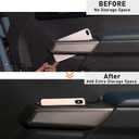 WDG Door Handle Storage Box Container for Ford Bronco 2021 2022 2023 2024 2025 Car Interior Accessories, ABS Front and Rear Door Side Armrest Phone Pocket Organizer Insert Glove Pallet 4PCS