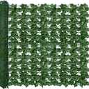 ODTORY Artificial Ivy Privacy Fence Wall Screen,40X120 in UV-Anti Faux Greenery Backdrop Ivy Vine Leaf Hedges Fence Panels for Patio, Balcony, Garden, Backyard Indoor Outdoor Green Wall Decor